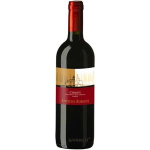 Antichi Borghi Traditional Tuscan Italian Chianti DOCG Red <b>Wine</b> 750ml 6 Bottles Per Box - Product Image 1