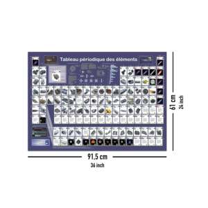 Póster del Tabla Periódica de los Elementos en Tamaño A1 Francés para Entusiastas de la Química - Product Image 5