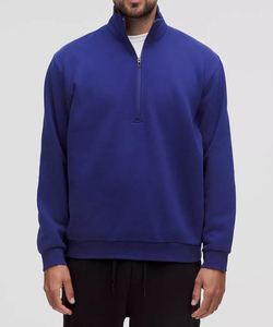 Sweat-shirt à col rond avec fermeture éclair sur le devant pour homme, confortable et élégant, nouveau style urbain, tissu doux, chaud et léger, sweat-shirt pour homme - Product Image 6