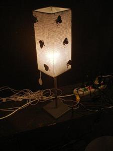 Lámpara de Mesa LED con Pantalla de Tela de Diseño Rústico Creativo, Luz Cálida de 2700K para el Hogar, Dormitorio y Sala de Estar, en Oferta - Product Image 6