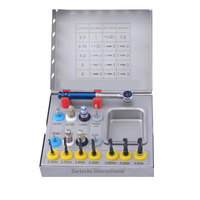 Kit de 16 pièces d'outils dentaires chirurgicaux manuels professionnels Surtechs, fraises pour implants dentaires, instruments hexagonaux à cliquet/visseuse, entièrement équipés