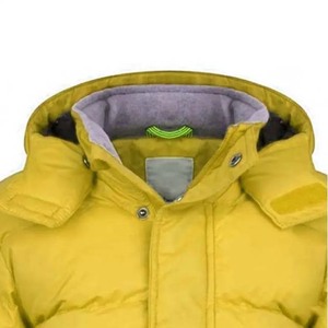 2025 Custom Canvas Front <b>Light</b> Weight Men's <b>Puffer</b> <b>Jackets</b> Hooded Long Sleeve Winter Polyester Nylon Solid Color High Street - Product Image 3