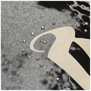 Sweat-shirt à capuche unisexe surdimensionné à coupe ample, style coréen, avec broderie graphique personnalisée, grande taille américaine, à pointes - Product Image 5