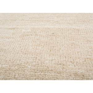 พรมขนสัตว์ถักมือสีเบจและสีน้ำตาล รุ่น Manifest รูปทรงสี่เหลี่ยมผืนผ้า สีพื้น สำหรับห้องนั่งเล่น ทางเข้าบ้าน และทางเดิน-PKWL-4015 - Product Image 3