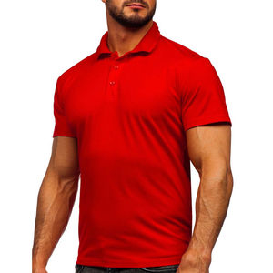 Camisetas Polo para hombre, Polo sencillo informal de alta calidad con logotipo personalizado, Polo sencillo para hombre, Polo de manga corta de Color sólido OEM - Product Image 1