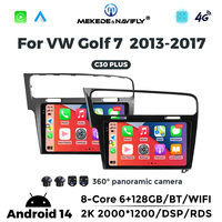 MEKEDE-Unidad Central de Navegación para coche C30 Plus, reproductor de vídeo Mp3 con pantalla Android para VW Golf 7 2013-2017