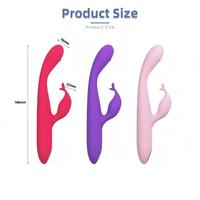 10-Frequenz Dual-Vibrations-G-Punkt-Klitoris-Stimulator Silikon-Dildos Vibratoren Sexspielzeug für Frauen