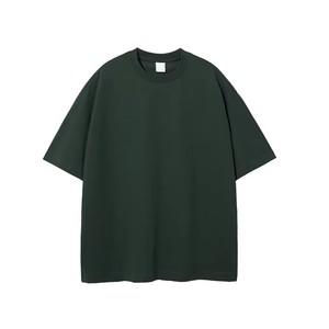 เสื้อยืดผู้ชายแขนสั้นคอกลมผ้าคอตตอนสีพื้นพิมพ์ลายโลโก้ตามสั่ง - Product Image 2