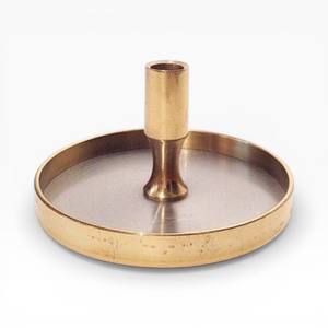 Portavelas Modernos de Oro Mate, Par con Base Ancha para una Presentación de Mesa de Lujo, Únicos - Product Image 3