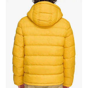 Chaqueta de Invierno Acolchada Personalizada para Hombre, con Logotipo Sólido, Cortavientos, Chaqueta de Otoño e Invierno con Cierre de Cremallera, Tejido Impermeable - Product Image 6