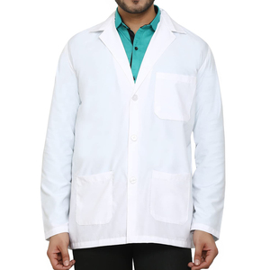 2025 personalizado de alta calidad de algodón Hospital Doctor enfermera uniformes de fábrica al por mayor batas de laboratorio médico de secado rápido transpirable - Product Image 5