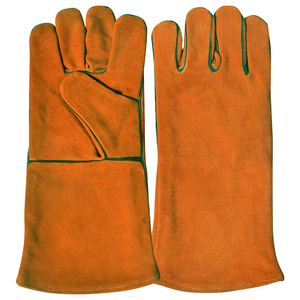 Wholesale XL Size Customized Anti-Slip Leather Working <b>Gloves</b> <b>Finger</b> Protective Safety <b>Gloves</b> for Welding Application - Product Image 1