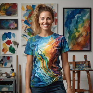 T-shirt personnalisé à imprimé graphique pour femmes T-shirt de sport à séchage rapide d'été pour femmes T-shirts à impression numérique par sublimation pour femmes - Product Image 1