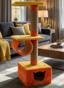 Griffoir pour chats Amistar Citrus Paradise de haute qualité, adapté à toutes les races et tailles de chats. - Product Image 3