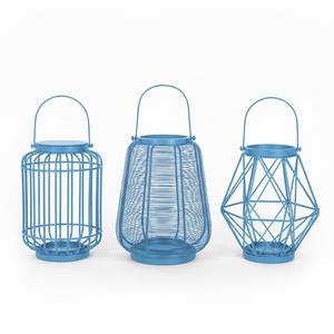 Farol de Vela de Hierro con Forma de Cabaña Decorativa de Metal de Nuevo Diseño, Lámpara de Huracán de Metal con Recubrimiento en Polvo de Primera Calidad para Eventos y Bodas - Product Image 3