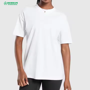 T-shirts originaux de haute qualité 2026, coupe ample, design promotionnel, mélange polyester/coton, surdimensionnés pour hommes, logo personnalisé - Product Image 6