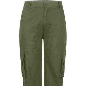 กางเกงคาร์โก้ผู้ชายไซส์ใหญ่ น้ำหนักเบา ระบายอากาศได้ดี แห้งเร็ว ทรงตรง สวมใส่สบาย เหมาะสำหรับกิจกรรมกลางแจ้ง ขายดีอันดับต้นๆ ผลิตจากผ้าฝ้าย 100% ผ่านการซัก ผลิตในปากีสถาน - Product Image 4