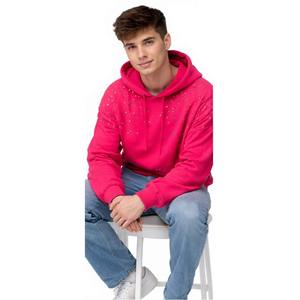 Sweat-shirts à capuche entièrement personnalisés avec strass, lavage à l'acide, broderie, logo, tissu en molleton français, streetwear vintage, sweat-shirt à fermeture éclair délavé - Product Image 4