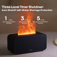 Mini diffuseur d'aromathérapie USB à effet flamme, humidificateur silencieux, diffuseur de parfum, machine à rafraîchir l'air