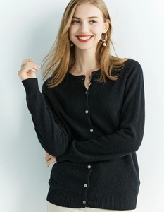 Respirant mode dame col rond à manches longues grande taille coupe ample câble tricot femmes chandails - Product Image 5