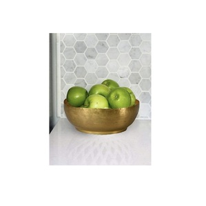 Elégant bol de service en laiton poli pour la cuisine traditionnelle indienne, les repas à domicile, la cuisine de luxe et les célébrations spéciales - Product Image 1