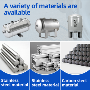 ASME UM/U tùy chỉnh máy nén bể chứa khí ngang chân không đệm áp suất bể chứa không khí - Product Image 5