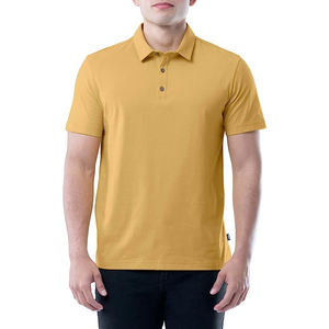 Polo de Golf personalizado de alta calidad para hombre, informal, elegante, corto, bordado, estampado de solapa, patrón antiarrugas, tejido al por mayor - Product Image 1