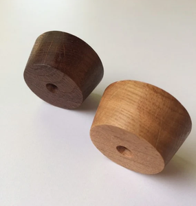 Boutons de porte en bois tiroir armoire porte tirer poignée 17mm forme de champignon boutons de porte en bois - Product Image 4