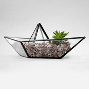 Terrario de Cristal Geométrico Dodecaédrico Dorado de Lujo al por Mayor, Decoración de Jardín Interior, Decoración de Mesa, Florero de Cristal para Suculentas, Regalo - Product Image 6