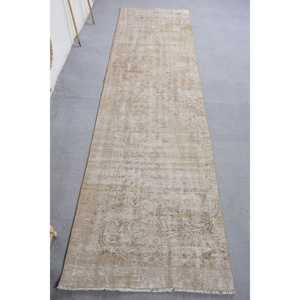 พรมขนแกะสีเบจเป็นมิตรกับสิ่งแวดล้อม2.9x10ฟุตแบบดั้งเดิมดีไซน์เย็บปะติดปะต่อกัน - Product Image 1