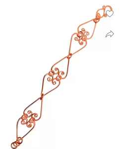 Aleación de cobre ajustable Cruz cristiana Brazalete de moda magnético Brazalete Premium Regalo unisex Estrella vintage - Product Image 6