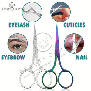 Tijeras para Uñas de Acero Inoxidable 2026, con Hoja Recta para Diestros, Recortador de Pestañas, Herramienta para Manicura, Removedor de Cutículas, Concepto de Belleza - Product Image 6