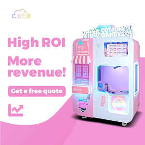 Máquina de Algodão de Alta Rentabilidade Totalmente Automática com Tela Digital Sensível ao Toque, Desinfecção UV, Multi-Pagamento e Integração em Nuvem com SDK - Product Image 2