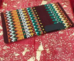 Tapis de selle Western en feutre de laine Kaamkaaj avec doublure en polycoton, empiècements en cuir véritable, couleurs personnalisables, polyvalent - Product Image 4