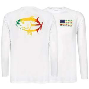 Custom Lightweight UPF 50+ Fishing <b>Hoodie</b> Quick Dry Breathable Long Sleeve Performance Shirts Sublimation Fishing Wear Plus Size - Product Image 6