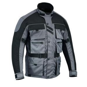 Veste de moto D-Ride Moto Cardura noire de haute qualité, coupe-vent, nouvelle arrivée, confortable, imperméable, course automobile, moto XL, faible MOQ - Product Image 1