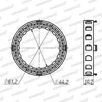 SGRE01 Sprag pour Renault / Peugeot DP0 & AL4, 2005 et après ; DP0 & AL4, début de série