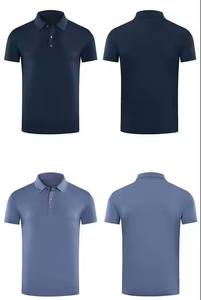 Golf à manches courtes et col épais imprimé personnalisé pour 100% tissu tricoté en coton respirant séchage rapide grande taille différente - Product Image 2