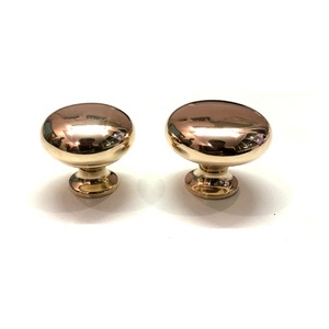 Boutons martelés en laiton massif de style européen américain Quincaillerie de meubles de luxe pour tiroir placard poignée d'armoire de cuisine - Product Image 2