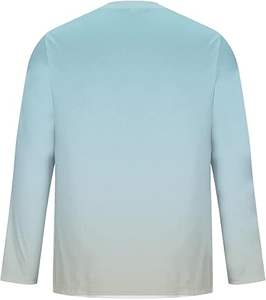 Survêtement à manches longues de couleur dégradée pour hommes de haute qualité personnalisé ensemble court décontracté 2 pièces pantalon de survêtement pour l'hiver grande taille - Product Image 2