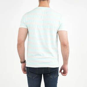 Vente en gros T-shirts unis pour hommes T-shirt 100% coton 120gsm T-shirts oversize en coton vierge avec logo personnalisé pour hommes - Product Image 6