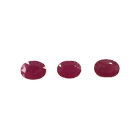 Meilleure Qualité Rubis Naturel Ovale Facette 7X5mm 2.80 Carat Rubis Rouge Fournisseur de Pierres Précieuses au Prix
