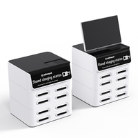 Kiosco de Alquiler de Baterías de Polímero de Litio de 8 Ranuras, Entrada USB, Pantalla con Logotipo Personalizado, Sistema de Pago POS, Solución de Carga Rápida de 45W