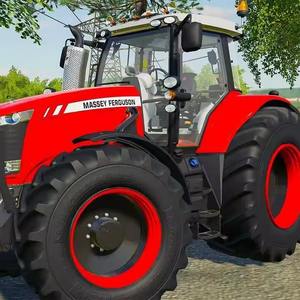 Massey Ferguson usado con cargador frontal, tractores de maquinaria agrícola de tracción total - Product Image 3