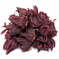 Fleurs d'hibiscus séchées naturelles, calices entiers, tisane en vrac, vente en gros