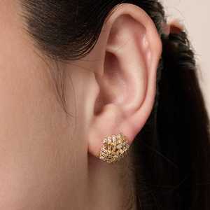 Geometric Emerald-Cut 92.5 <b>Silver</b> <b>Stud</b> <b>Earrings</b> for Party Occasions - Product Image 3