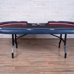 โต๊ะโป๊กเกอร์ทำจากไม้แบบพกพาปรับแต่งได้หรูหราทันสมัยดีไซน์เป็นรูปวงรีทรงรีพับเก็บได้ - Product Image 4