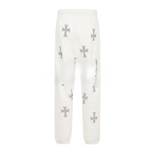 Custom Two Piece Casual Solid <b>Rhinestones</b> Winter Tracksuit Set Distressing Embroidery Zip Hoodie Trouser Men - Product Image 6