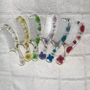 GUIDE PEIGNES DE COUPE FINE PROFESSIONNELLE Peigne à cheveux de barbier professionnel pour utilisation en salon Matériau en résine - Product Image 1