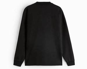 Sudadera de Forro Polar Orgánico para Hombre, con Logotipo Personalizado, Talla Grande, 100% Algodón, Cuello Redondo, Ropa de Moda - Product Image 2